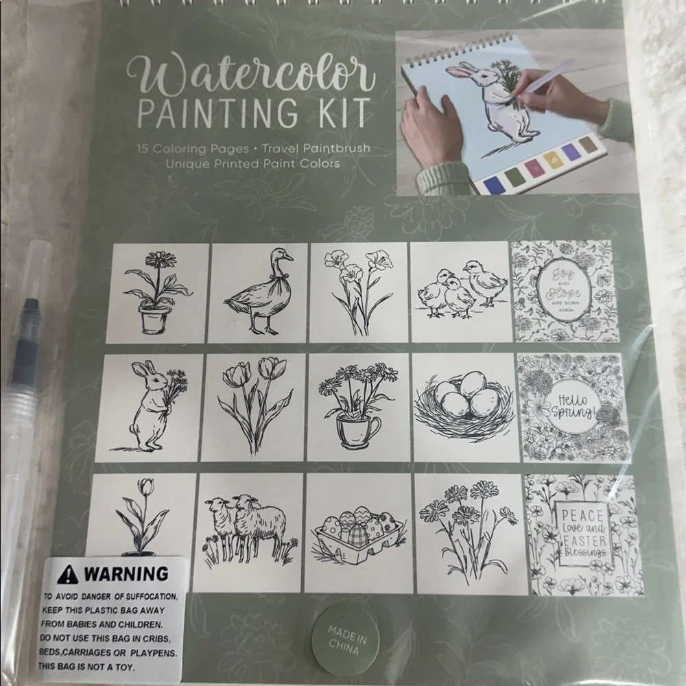 Crafted Bliss watercolor Easter painting kit